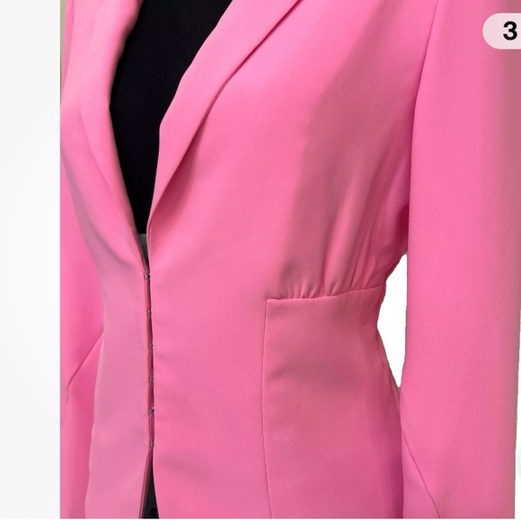 AMANDA UPRICHARD Dovima Blazer “Shocking” Pink Women’s Medium NWOT’s - Picture 4 of 16